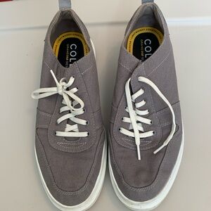 Cole Haan Gray Canvas Sneakers